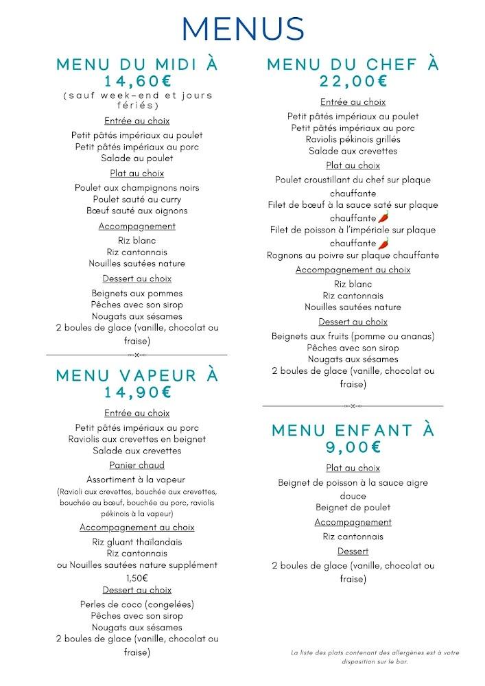Le Dauphin - Menu Image 2